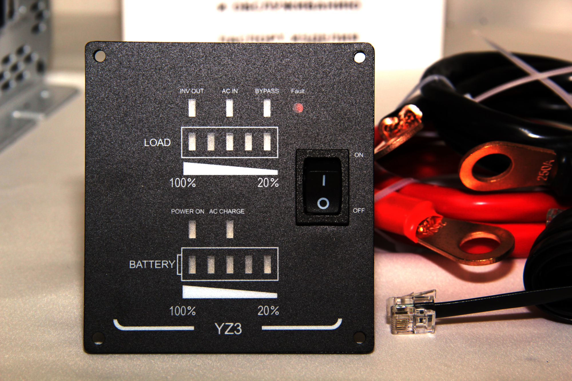 фото Инвертор MobileComfort S1524-BC, 1500Вт, 24В, чистый синус, розетка 230V, встроенное зарядное устройство 10А, схема приоритетов 230V, функция бесперебойника, USB выход, в комплекте настенная панель управления